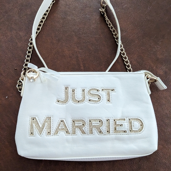Betsey Johnson Handbags - Just Married Betsey Johnson Crossbody pocketbook
